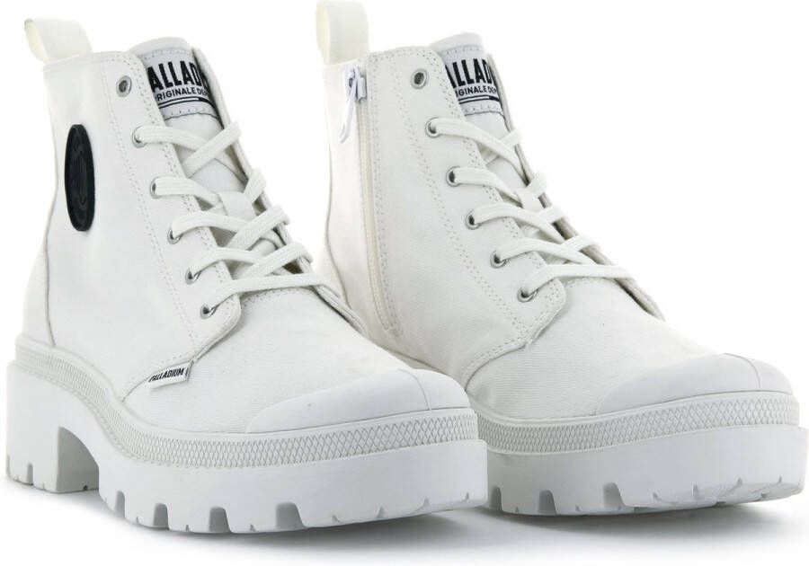 Palladium Pallabase wit Canvas Dames