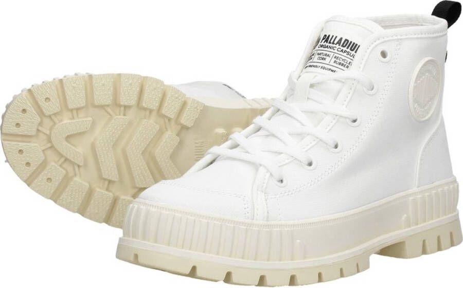Palladium Pallashock Veterboots beige Canvas Dames