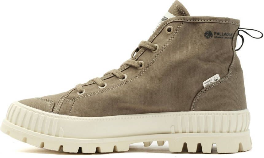 Palladium Pallashock Veterschoenen Hoog groen