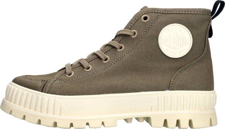 Palladium Pallashock Veterschoenen Hoog groen