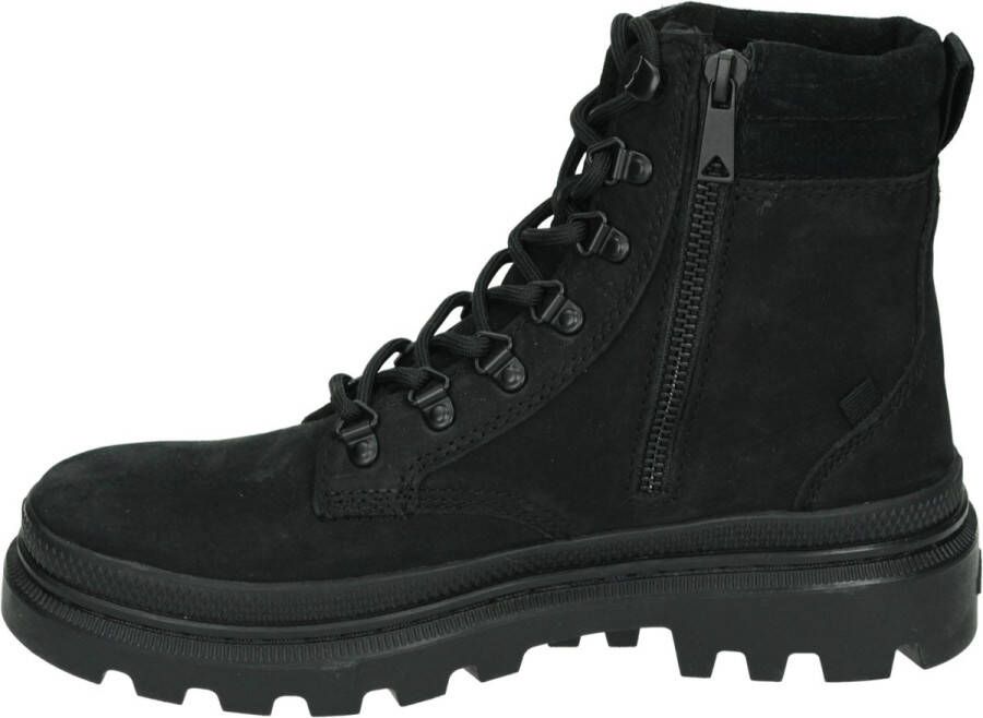 Palladium PALLATROOPER HKR VeterbootsHoge sneakersHoge sneakersDames veterschoenenHalf-hoge schoenenHeren sneakersHeren veterschoenVrije tijd half-hoog Zwart