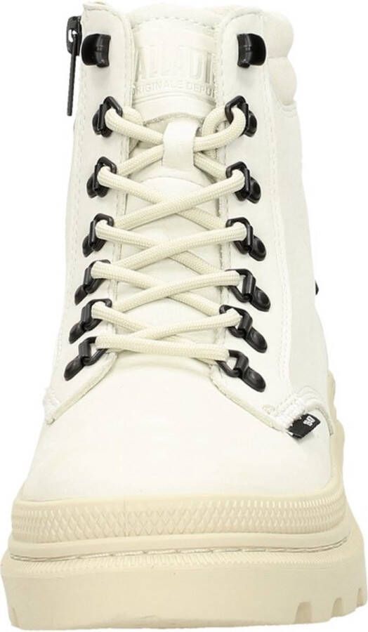 Palladium PALLATROOPER HKR Volwassenen VeterlaarzenHoge sneakersDames veterschoenenHalf-hoge schoenen Zwart