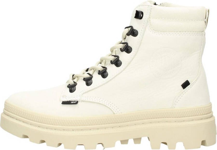 Palladium PALLATROOPER HKR Volwassenen VeterlaarzenHoge sneakersDames veterschoenenHalf-hoge schoenen Zwart