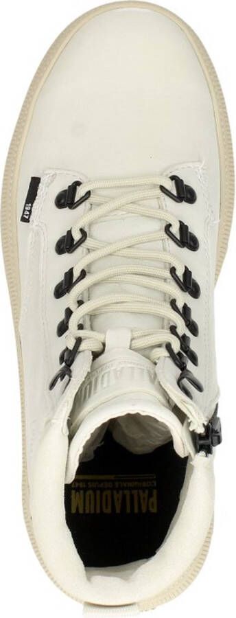 Palladium PALLATROOPER HKR Volwassenen VeterlaarzenHoge sneakersDames veterschoenenHalf-hoge schoenen Zwart