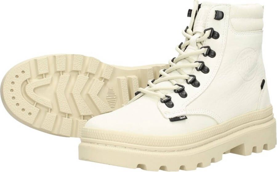 Palladium PALLATROOPER HKR Volwassenen VeterlaarzenHoge sneakersDames veterschoenenHalf-hoge schoenen Zwart