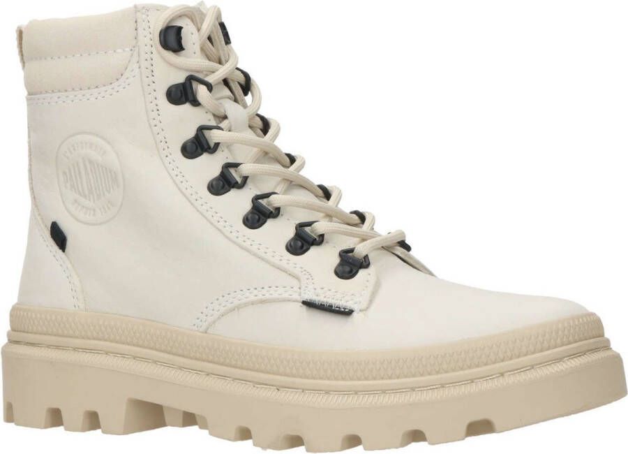 Palladium PALLATROOPER HKR Volwassenen VeterlaarzenHoge sneakersDames veterschoenenHalf-hoge schoenen Zwart