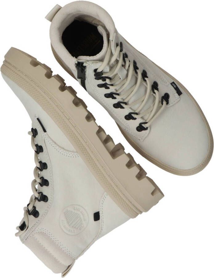 Palladium PALLATROOPER HKR Volwassenen VeterlaarzenHoge sneakersDames veterschoenenHalf-hoge schoenen Zwart