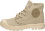 Palladium Womens Pampa Hi Veterboots Laarzen Met Veters Dames Beige - Thumbnail 9