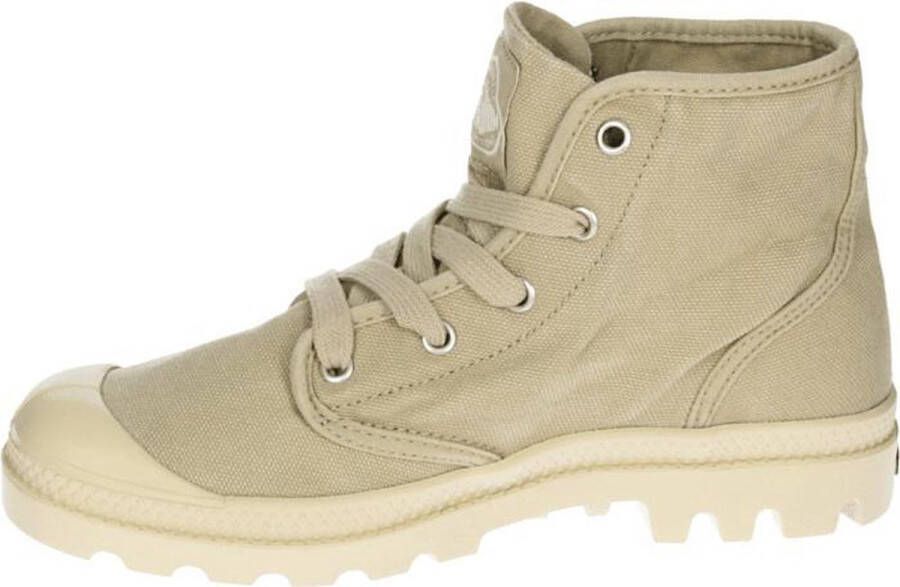 Palladium Womens Pampa Hi Veterboots Laarzen Met Veters Dames Beige - Foto 15