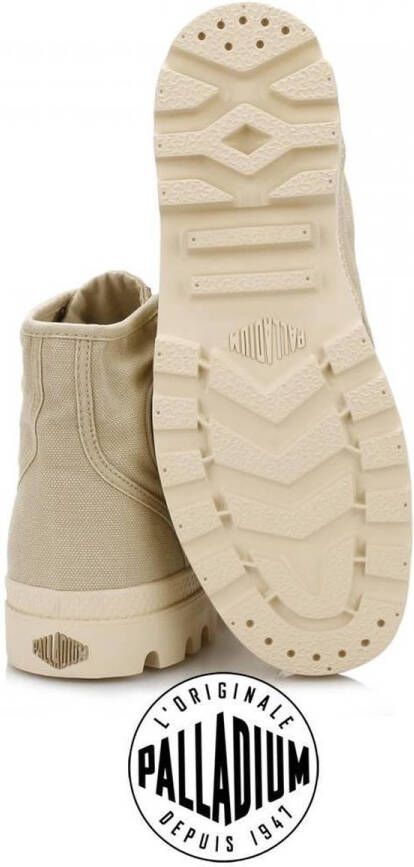 Palladium Womens Pampa Hi Veterboots Laarzen Met Veters Dames Beige - Foto 11