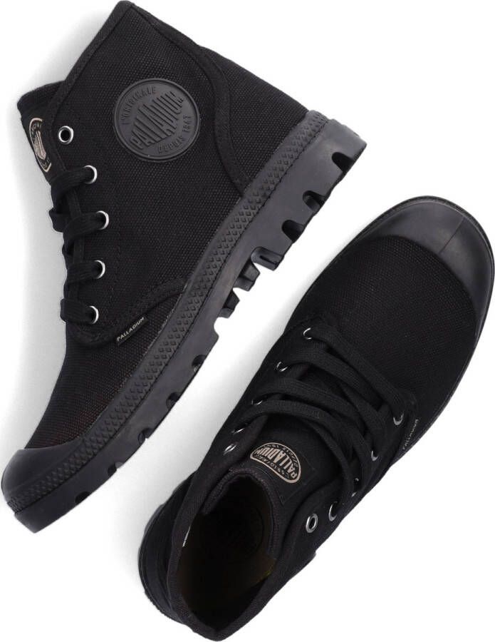 Palladium Pampa Hi Canvas Damesschoen Zwart