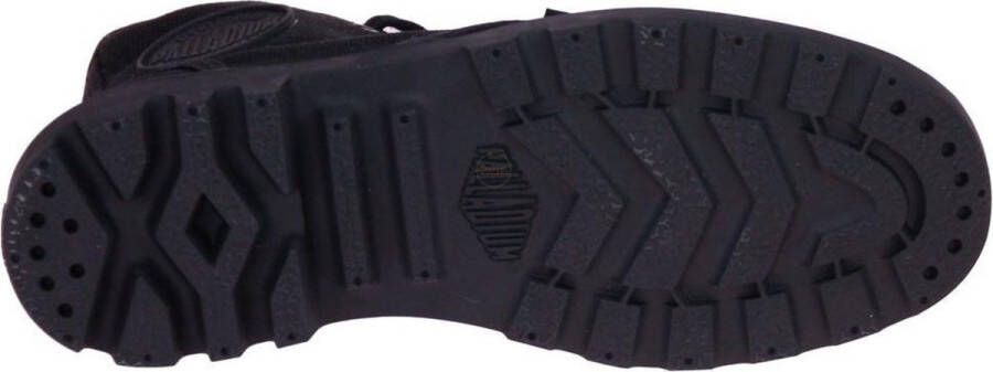 Palladium Pampa Hi Canvas Damesschoen Zwart