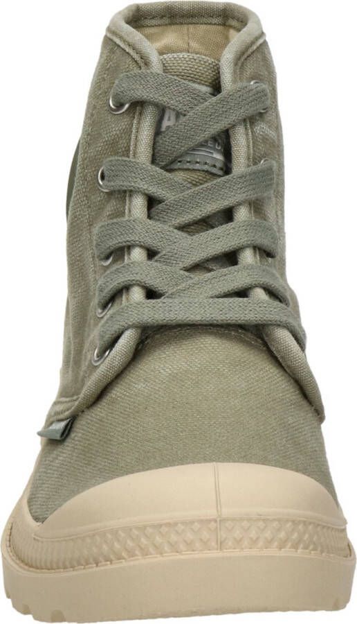 Palladium Pampa Hi groen Canvas Dames