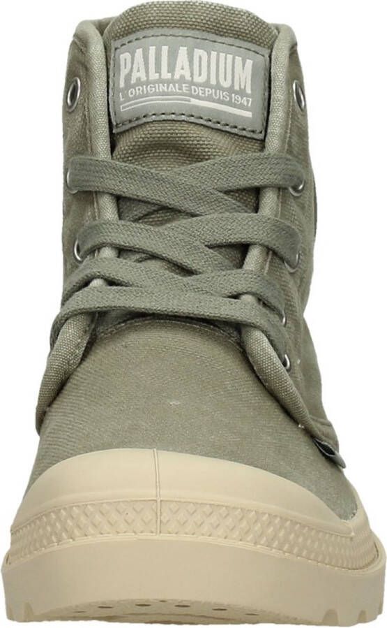 Palladium Pampa Hi groen Canvas Dames