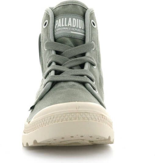Palladium Pampa Hi groen Canvas Dames