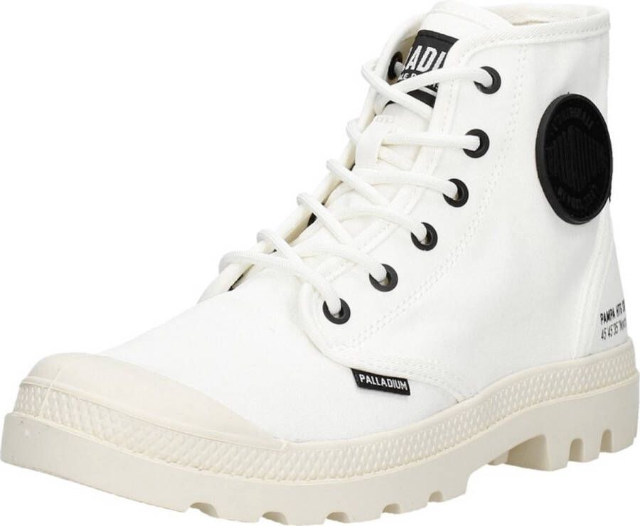 Palladium Pampa Hi HTG Veterboots wit Canvas Dames