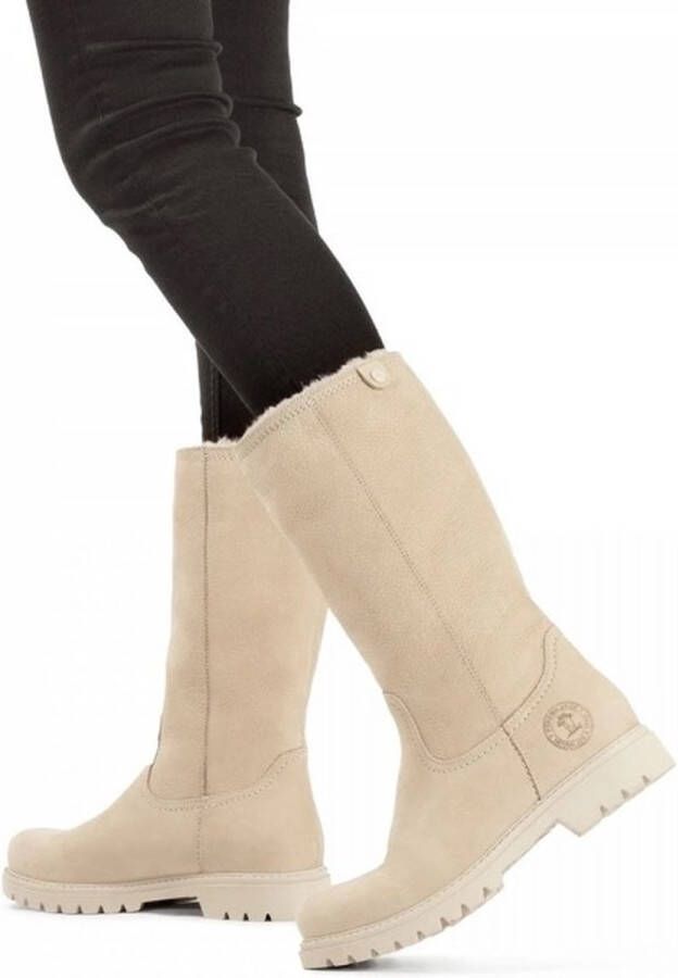 Panama Jack BAMBINA B129 Volwassenen Gevoerde laarzen Wit beige