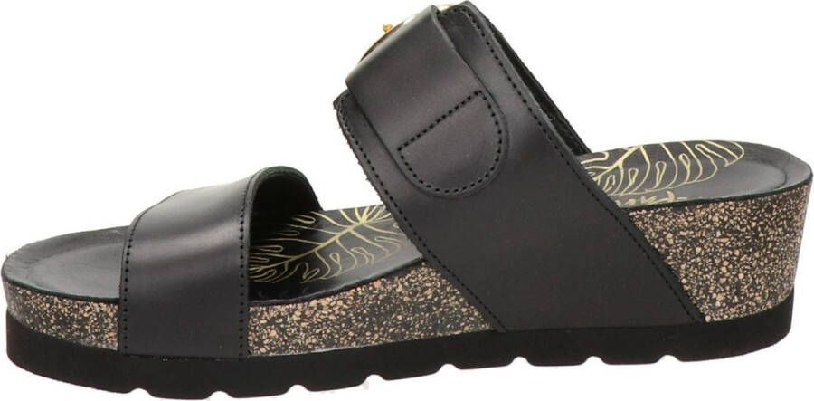 Panama Jack Catrina B4 Sandalen Met Sleehak Zwart