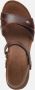 Panama Jack Julia Clay dames sandaal op sleehak Cognac - Thumbnail 14