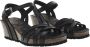 Panama Jack Vera Basics B1 sandalen met sleehak zwart - Thumbnail 12