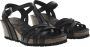 Panama Jack Zwarte Sleehak Sandaal Vera Basics Black Dames - Thumbnail 12