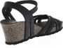 Panama Jack Vera Basics B1 sandalen met sleehak zwart - Thumbnail 13