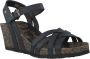 Panama Jack Zwarte Sleehak Sandaal Vera Basics Black Dames - Thumbnail 14