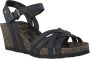 Panama Jack Vera Basics B1 sandalen met sleehak zwart - Thumbnail 14