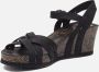 Panama Jack Vera Basics B1 sandalen met sleehak zwart - Thumbnail 8