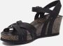 Panama Jack Zwarte Sleehak Sandaal Vera Basics Black Dames - Thumbnail 8