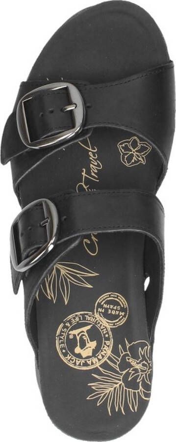 Panama Jack Dames Slippers Shirley B1 Zwart