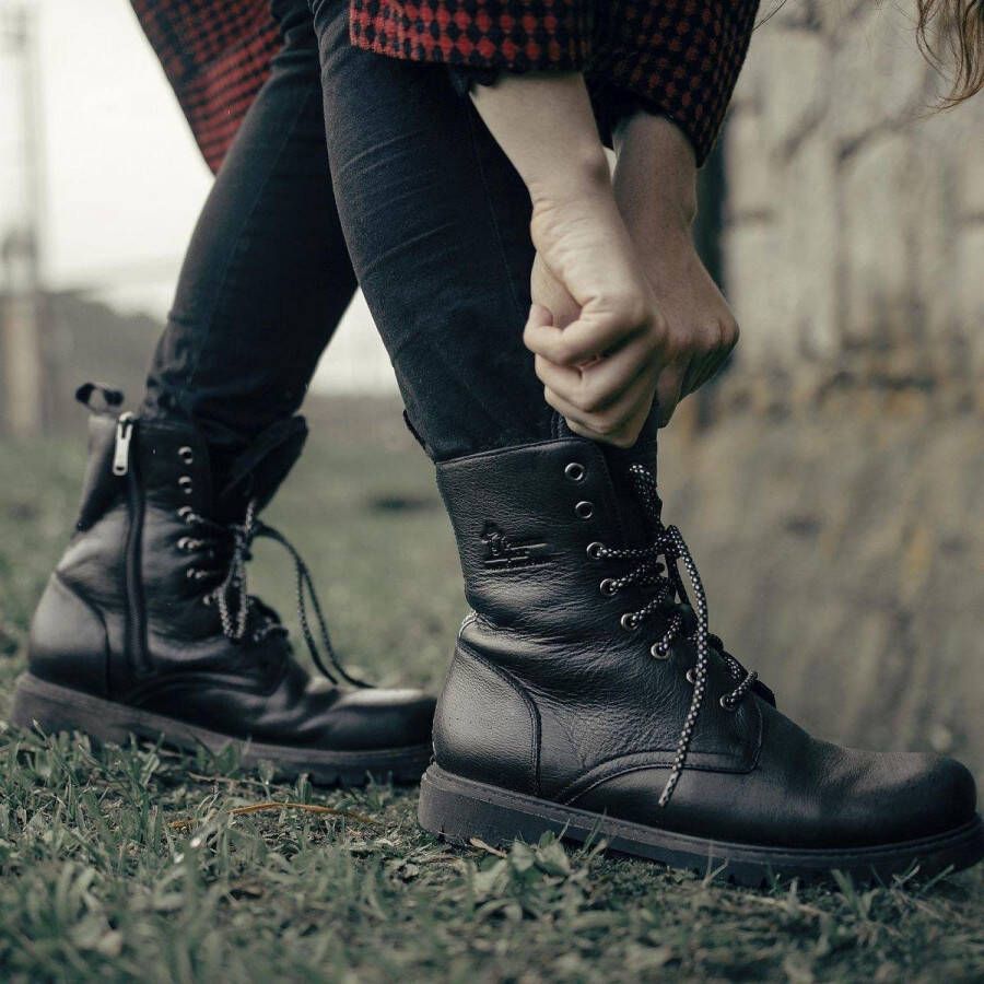 Panama Jack Frisia B1 veterboots zwart Leer Dames