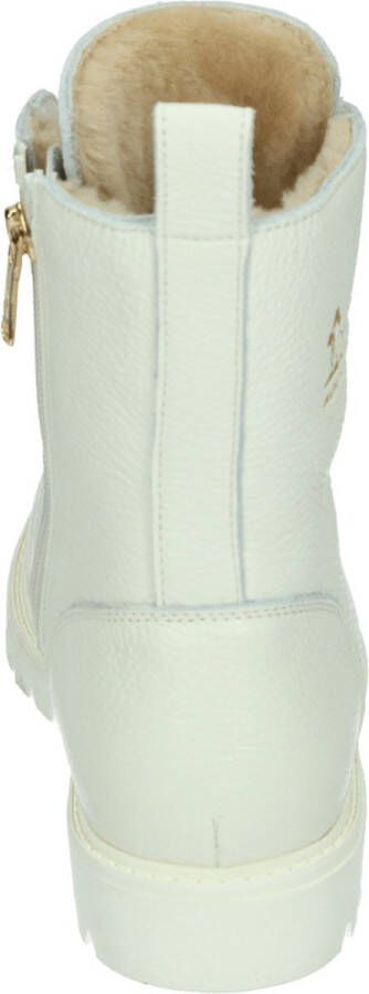Panama Jack FRISIA IGLOO B1 Volwassenen VeterlaarzenHoge sneakersDames veterschoenenHalf-hoge schoenen Wit beige