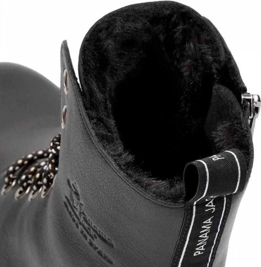 Panama Jack FRISIA~IGLOO~B3~~~~~~~~~~~~~~~ Hoge sneakersVeterlaarzenDames veterschoenenDames sneakersHalf-hoge schoenen Zwart - Foto 6