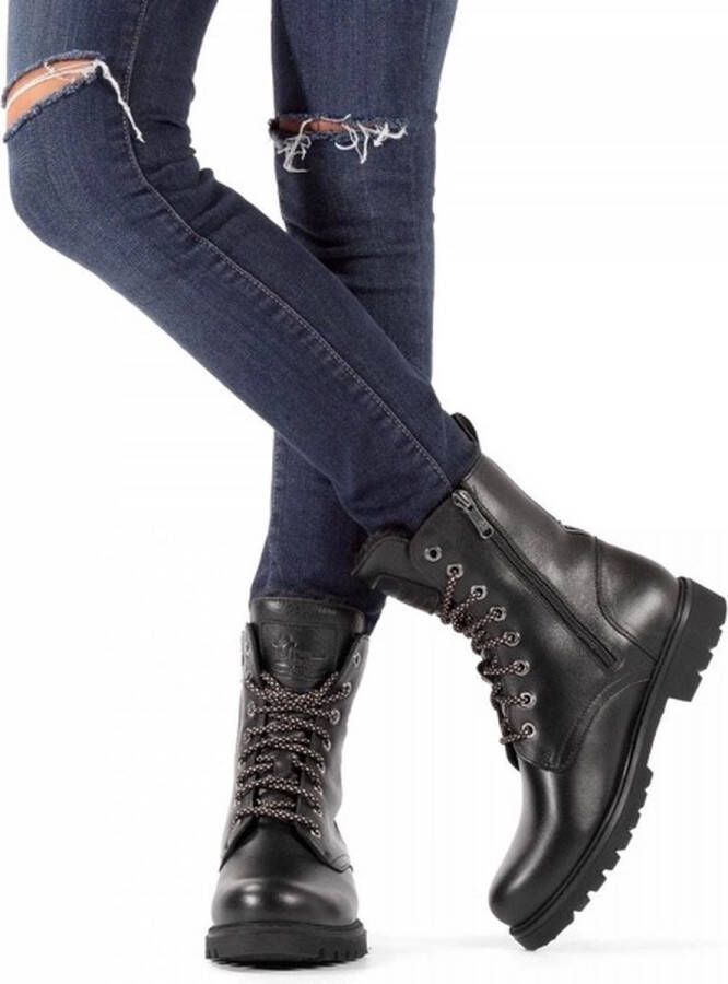 Panama Jack FRISIA~IGLOO~B3~~~~~~~~~~~~~~~ Hoge sneakersVeterlaarzenDames veterschoenenDames sneakersHalf-hoge schoenen Zwart - Foto 7