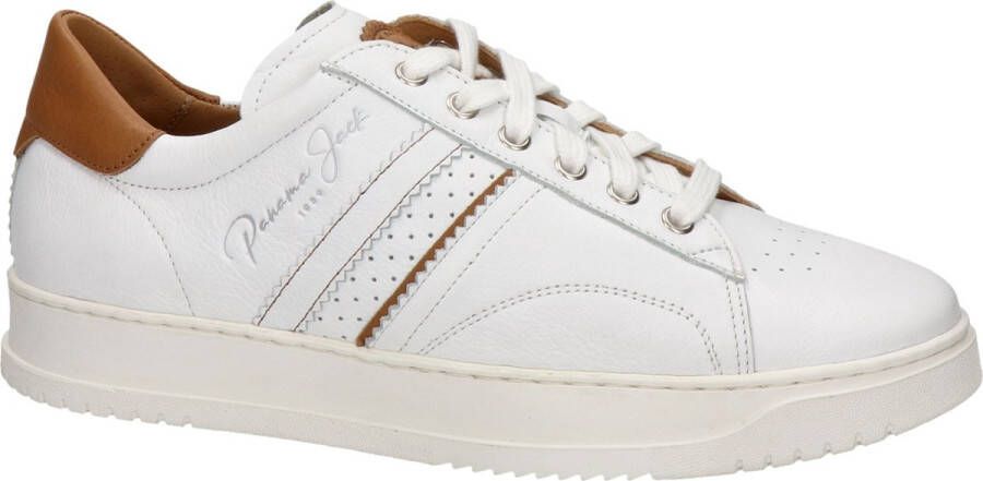 Panama Jack Game Sneakers wit Leer