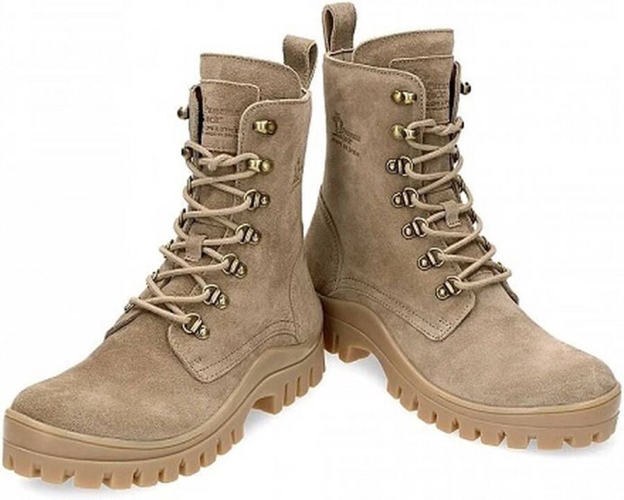 Panama Jack Hongkong B2 veterboots taupe Suede Dames