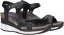 Panama Jack Nica Sport B1 sandalen met sleehak zwart - Thumbnail 9
