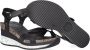 Panama Jack Nica Sport B1 sandalen met sleehak zwart - Thumbnail 14