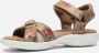 Panama Jack Tropische Platte Sandalen Brown Dames - Thumbnail 40