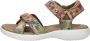 Panama Jack Tropische Platte Sandalen Brown Dames - Thumbnail 17