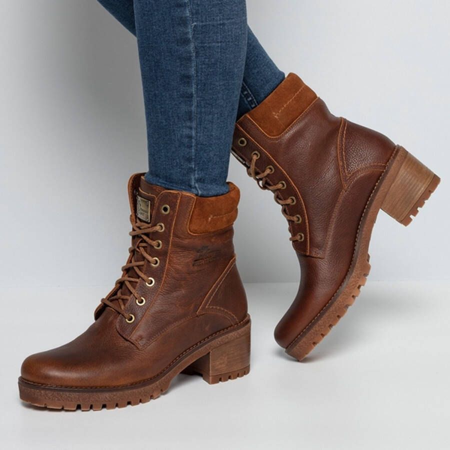 Panama Jack Phoebe B10 Veterboots Dames -Bruin