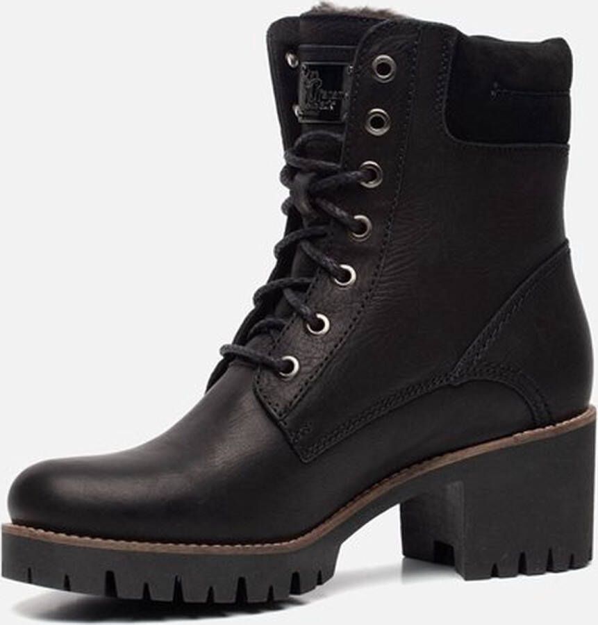 Panama Jack PHOEBE B17 VeterlaarzenHoge sneakersDames veterschoenenHalf-hoge schoenen Zwart