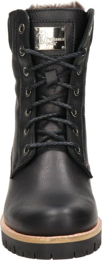 Panama Jack PHOEBE B17 VeterlaarzenHoge sneakersDames veterschoenenHalf-hoge schoenen Zwart