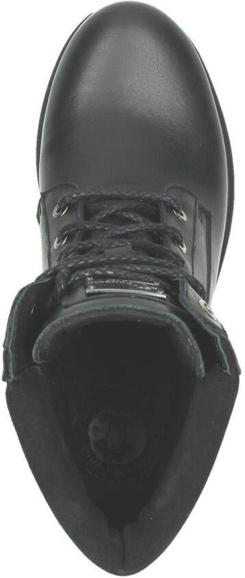 Panama Jack PHOEBE B17 VeterlaarzenHoge sneakersDames veterschoenenHalf-hoge schoenen Zwart