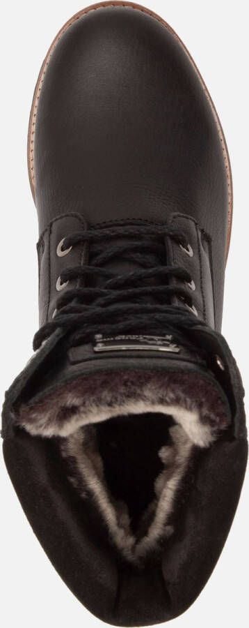Panama Jack PHOEBE B17 VeterlaarzenHoge sneakersDames veterschoenenHalf-hoge schoenen Zwart