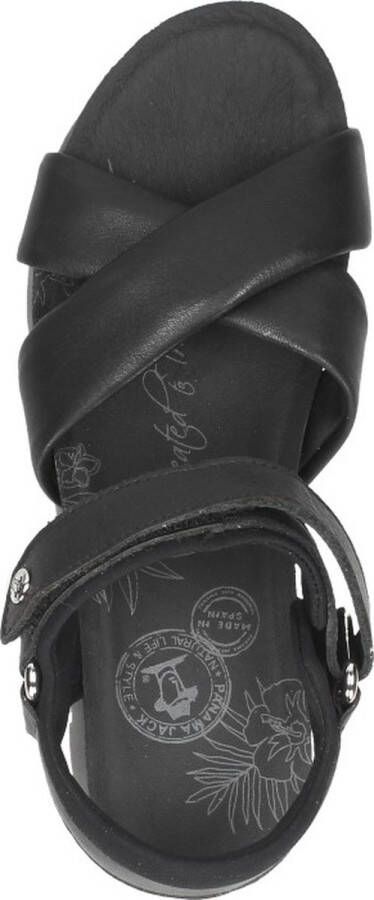 Panama Jack Zwarte Plateau Sandalen Serena Black Dames - Foto 15