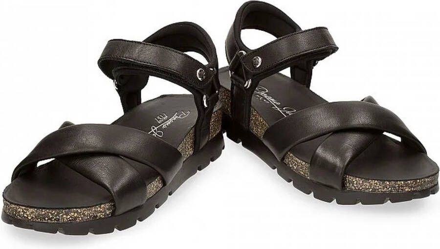 Panama Jack Zwarte Plateau Sandalen Serena Black Dames - Foto 9