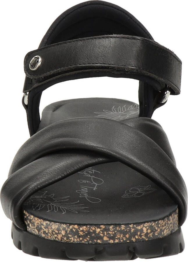 Panama Jack Zwarte Plateau Sandalen Serena Black Dames - Foto 11