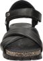 Panama Jack Zwarte Plateau Sandalen Serena Black Dames - Thumbnail 11